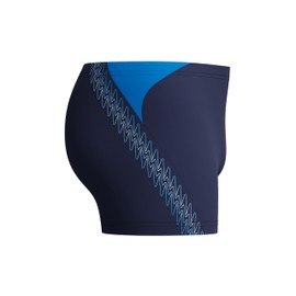 Speedo Men's Hyperboom Splice Aquashort Swiming Trunks| Quick Drying | Training | FitneS | Chlorine Resistant, Lagoon Blue/Celeste, 3232