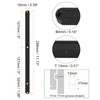 QUARKZMAN Drawer Runners, 6 Pieces 300 mm - Plastic Drawer