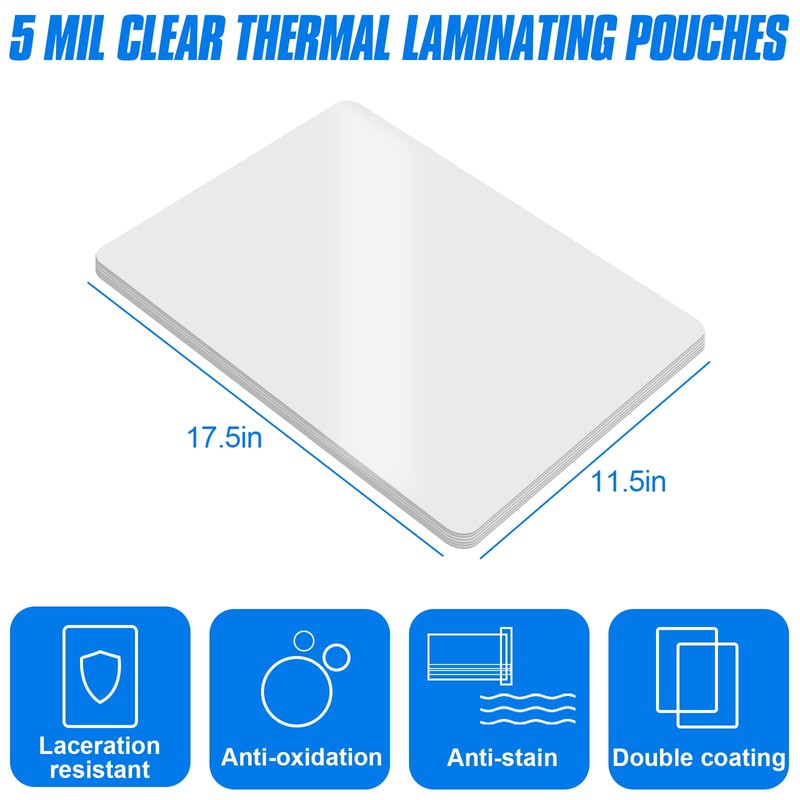 HERKKA 200 Pack Laminating Pouches, Hold 11 x 17 Inch