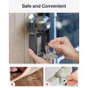 Puroma Key Lock Box, 4-Digit Combination Key Storage Lockbox, Portable