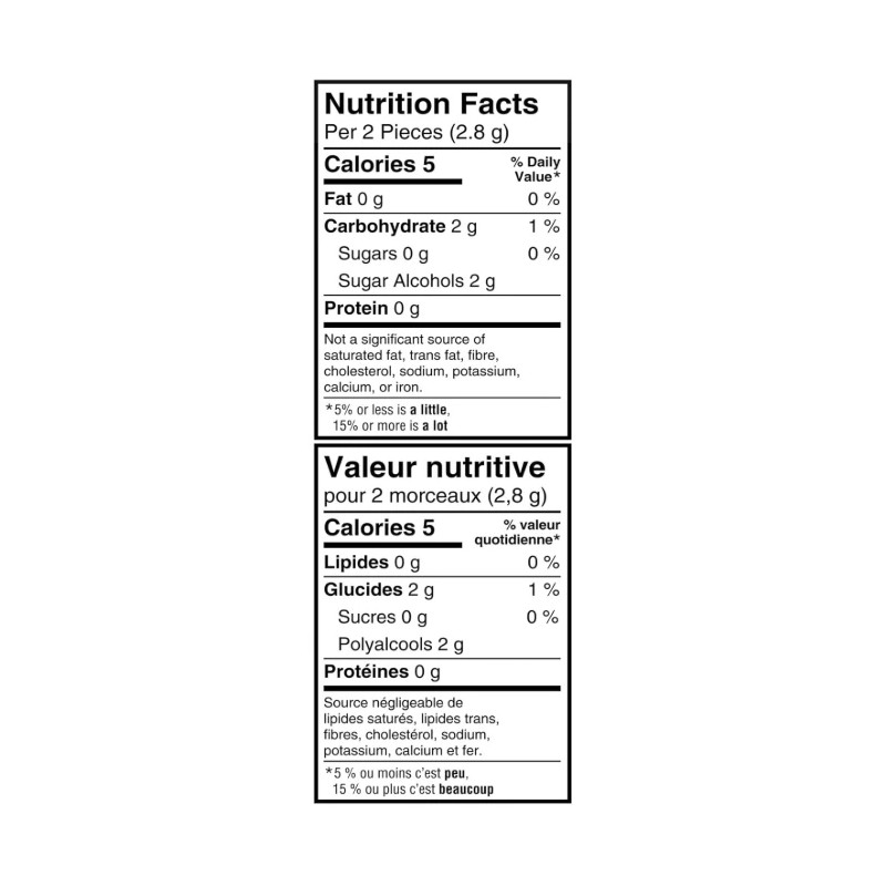 EXCEL, Winterfresh Flavored Sugar Free Chewing Gum, 18 Pieces, 3