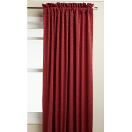 LORRAINE HOME FASHIONS Whitfield 52-inch by 72-inch Window Panel, Wine