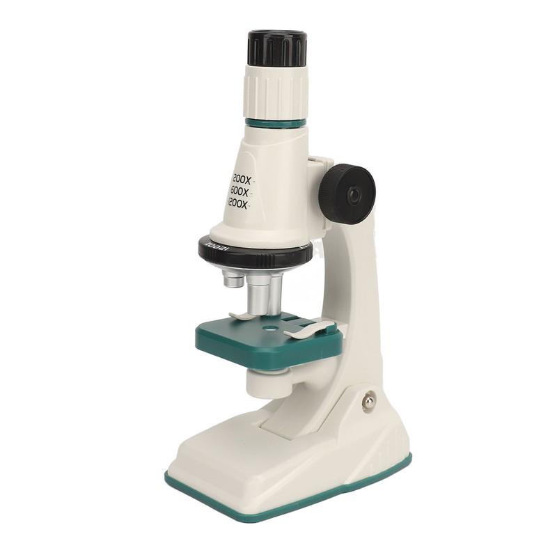 Kids Microscope Science Kit 200 to 1200X Magnification Flexible Angle