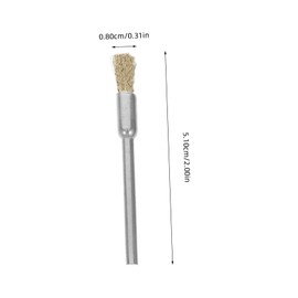 CHILDWEET 15pcs Handle Electric Grinding Brush Mini Metal Wire Wheel Brush for Rust Removal Detailing Cleaning Tools