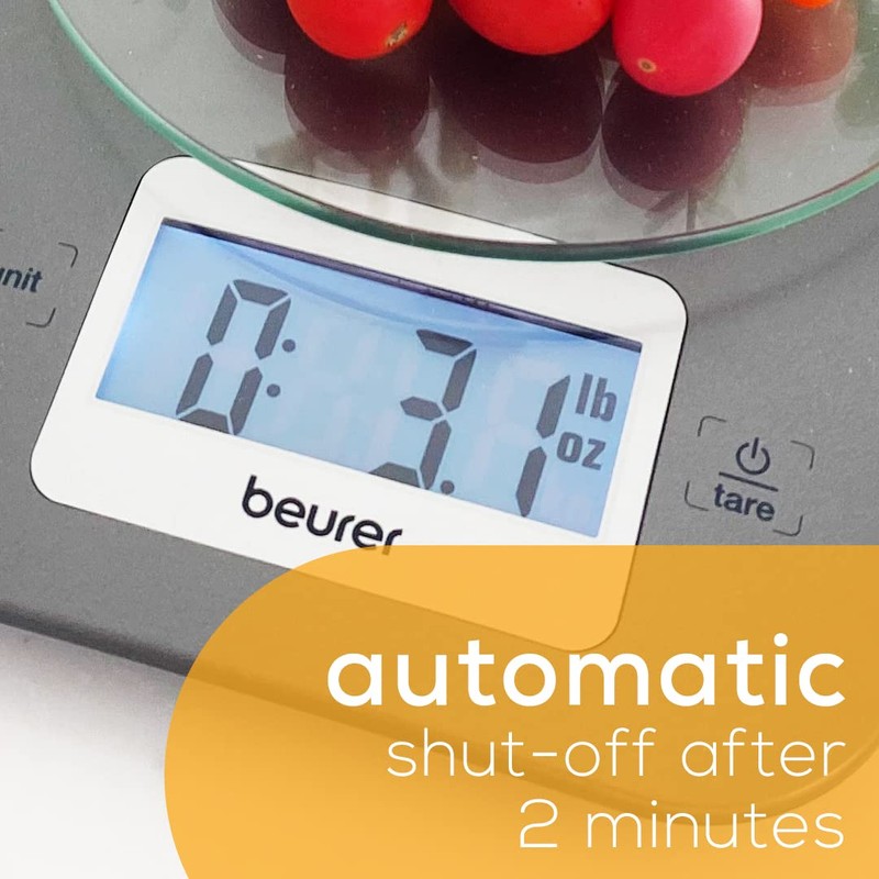 Beurer KS26 Kitchen Scale High Accuracy Digital Food Scales Weight