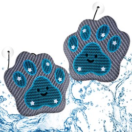 peloni Hot-Tub-Scum-Absorber Paw Spa-Sponge-Oil-Absorbing-Sponge Reusable-Scum-Bug-Hot-Tub-Floating-Sponge-Remover Skimmer-Songe-Absorber Keep Water Cleaner Hot-Tub-Accessories Swimming Pool 2-Pack