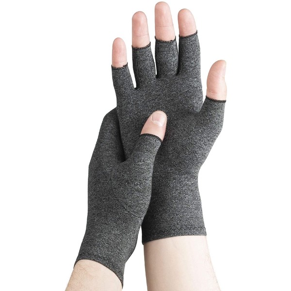 Serenily Arhtritis Gloves - Compression Gloves for Women & Men. Carpal Tunnel Gloves for Raynauds Syndrome, Rheumatoid & Osteoarthritis Pain Relief. Hand Compression Sleeve with Fingerless Design (M)