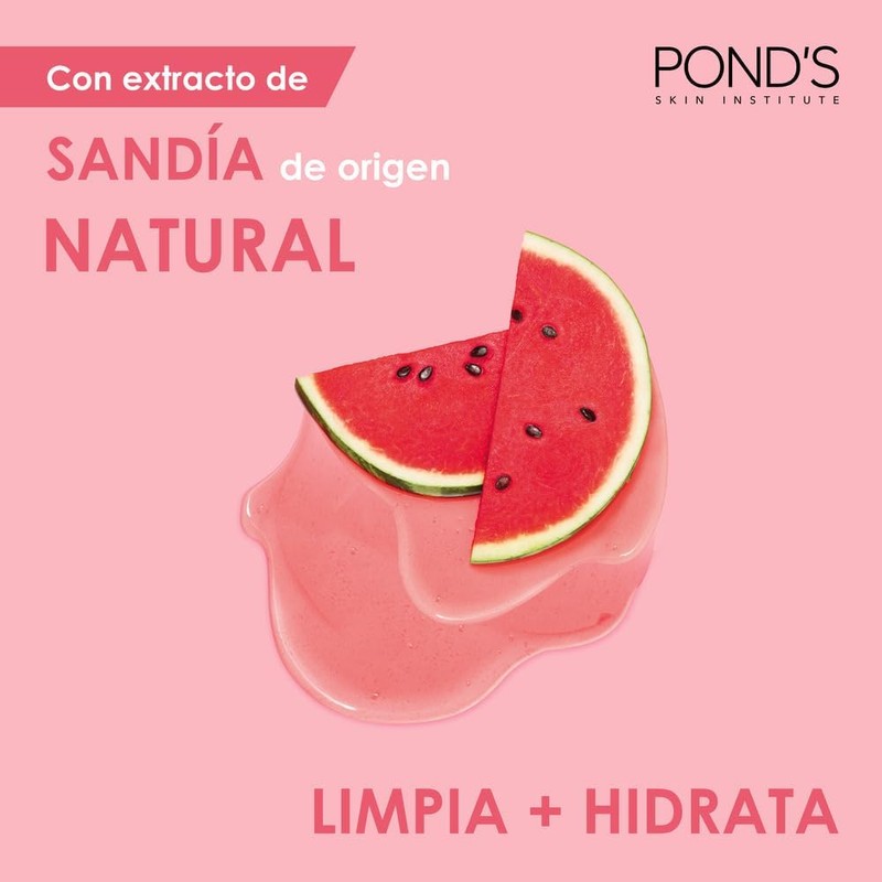 Pond's Cuidado Facial Fruity Hydra Fresh Sandía Limpiador Facial 200