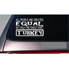 EZ-STIK Turkey Hunting Equal StickerG756 8" Vinyl Turkey Call Box