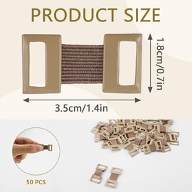 LNQ LUNIQI 50 Pieces Elastic Bandage Clips Bandage Clips Stretch Bandage Clip Stretch Metal Clips for Various Types of Bandages