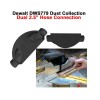 Dewalt DWS779 Dust Collection for Dual 2.5" Ports (one on