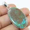 Turquoise Native American 925 Sterling Silver Pendant
