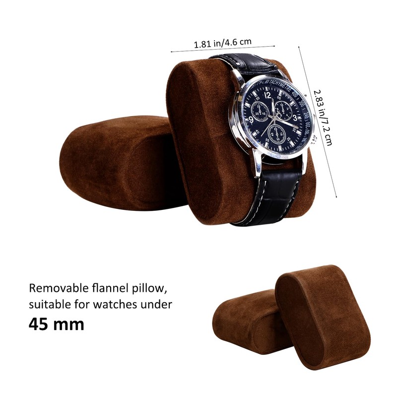 BEWISHOME Watch Box for Men, 12-Slot Watch Case, 2-Layer Watch