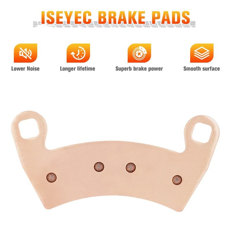 Front & Rear Brake Pads Sintered for Polaris RZR XP