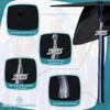 Endea - Borla mixta de triple color con gota de