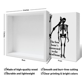 Funny Medical Student Gifts for Women Men, Christmas Birthday Graduation Gifts for Orthopedic Surgeon Medical Student Wooden Box Sign Medical Classroom Decor, Taekwondo Gift