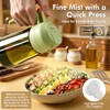 Poshetion 2 in 1 Olive Oil Sprayer - Light-Proof Glass