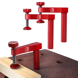 BGASNW Bench Dog Clamp, 3/4 inch（19mm) Sturdy & Non-marking Bench Dogs Hole Clamp Woodworking Dog Holes Workbench Accessories for Woodworking Clamps Hand Tools