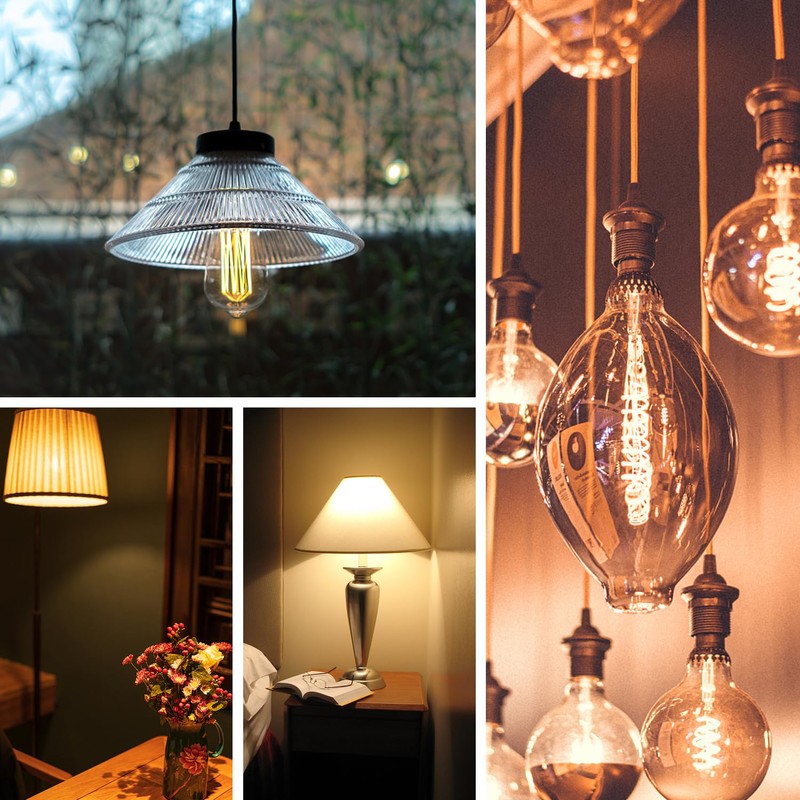 4 Pack Lamp Shade Reducer Ring, E27 Lamp Shade Reducer