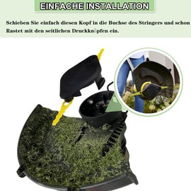 【Upgrade Quick-Load】RAC155 + RAC158 Double Serrated Blade Head, Compatible with Ryobi Grass Trimmer, Pack of 20 Blades