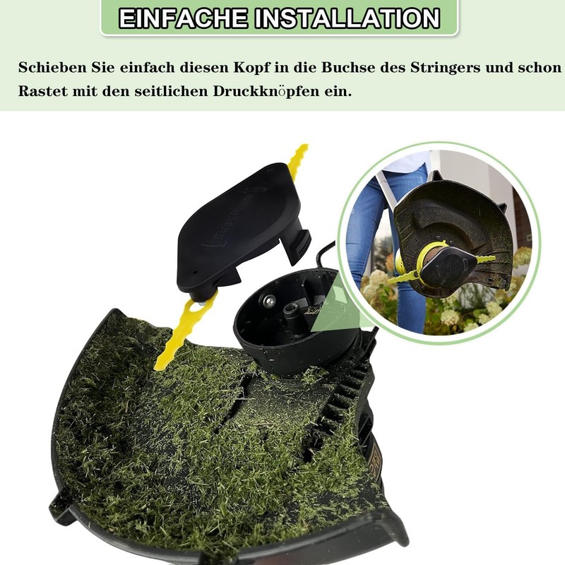 【Upgrade Quick-Load】RAC155 + RAC158 Double Serrated Blade Head, Compatible with