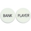 2 Baccarat Bank and Player Button Set Casino Games