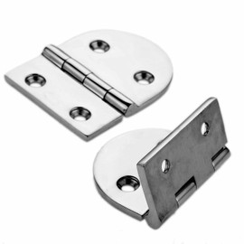 2/4Pcs Heavy Duty Marine Stainless Steel 316 Boat Hatch Butt Hinge Door Window Cabin Stamp Strap Hinge Butt Hinge 4 Hole 70x40x4mm for Boat Yacht,RVS (4Pcs)