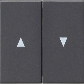 Gira 029428 Rocker Switch with Arrow Symbol System 55, Anthracite