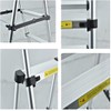 Qimu 5+6 Steps (5.6Ft + 6.6Ft) Aluminium Telescopic A-Frame Ladder