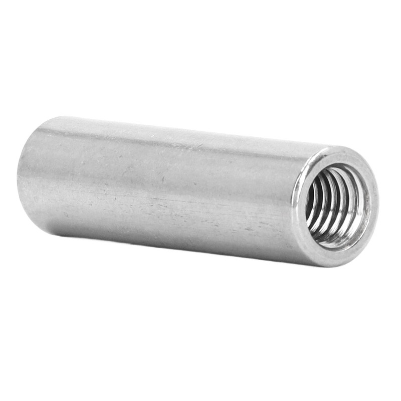 10PCS Female Thread Coupling Nut M8 X 1.25 12 L40mm