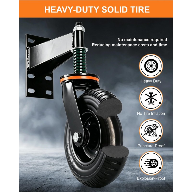 Gate Wheel - 6inch Heavy Duty Gate Wheels for Wooden
