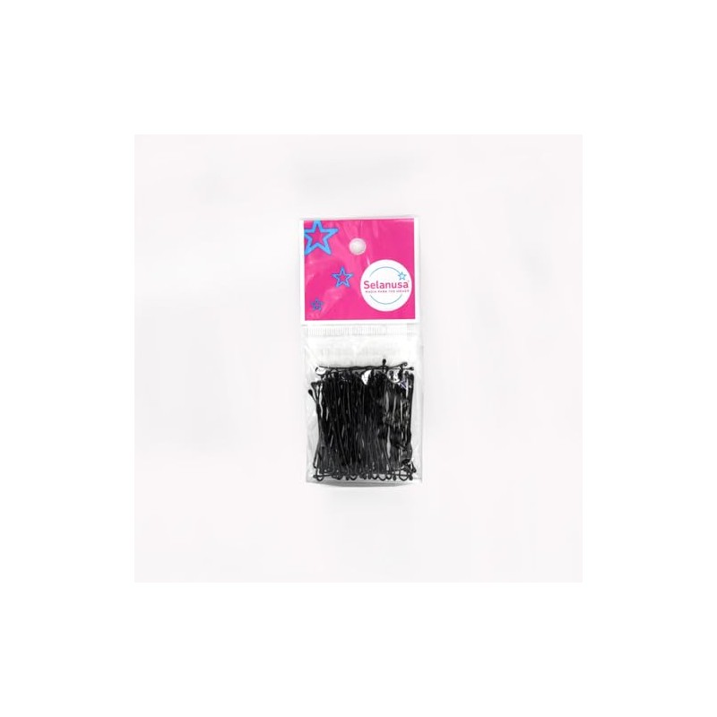 Sederia Pasadores para Cabello, color Negro, 50 Piezas
