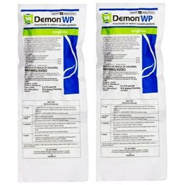 Syngenta Demon WP Insecticide Containing 4 Water-Soluble 9.5 Gram Packets Makes 4 Gallons Cypermethrin 40% (2 envelopes)