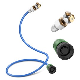 HAOWIN Upgraded Misters for Outside Patio, 3 Nozzles Fine Mist Leakproof 6.6FT Aluminum Bendable Hose Mister, Misting System for Patio Misters for Cooling Outdoor Greenhouse Chicken Coop Trampoline