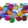 18mm Smokey Topaz A22 Flat Back Round Acrylic Jewels High