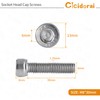 Cicidorai M8-1.25 x 30mm Socket Head Cap Screws Bolts, 304
