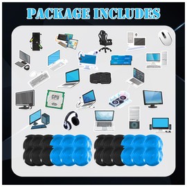 24 Pcs Computer Hanging Swirls Decorations Computer Party Decorations Ceiling Hanging Streamers for Computer Birthday Party Supplies Office Party