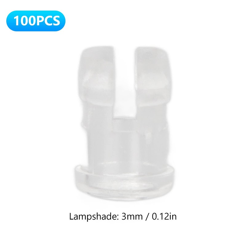 Pack of 100 LED Holders for Electronic Component Diode Electronic