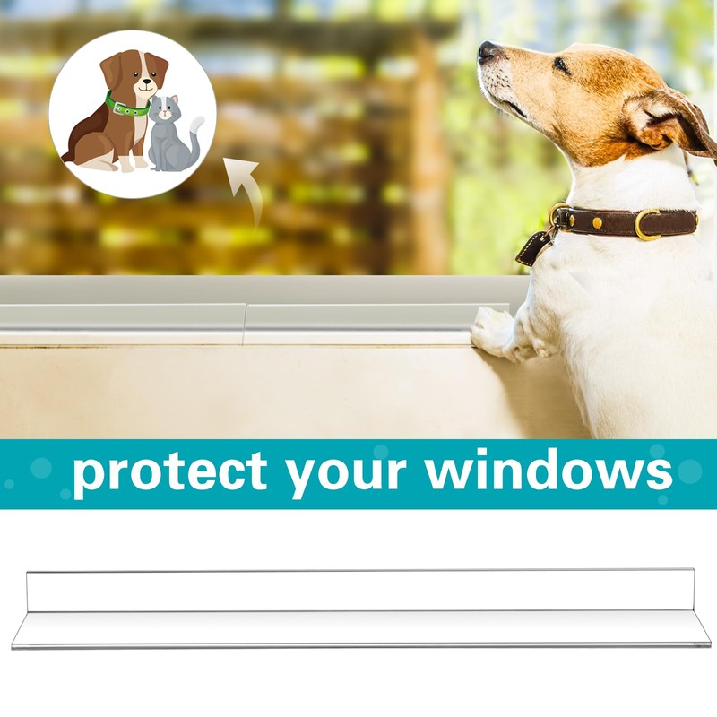 Wenqik 4 Pcs Window Sill Protector from Dog 14.75 ''