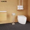YUMORE Toilet Paper Holder Free Standing, Stainless Steel Toilet Paper