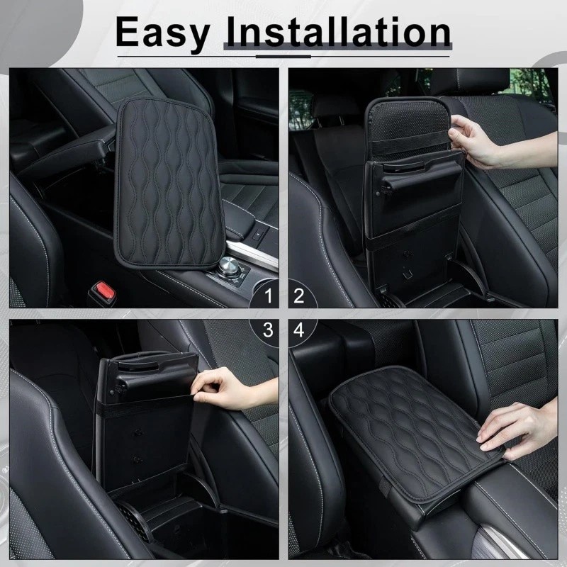 Unbranded Auto Center Console Armrest Pad Universal Car Center Console