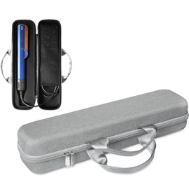 WINZEDGE Travel Carrying Case Compatible with Dyson Airstrait/Hair Straightener, Airstrait HT01 Accessories Tools Hard Case, Waterproof Storage Bag -Gray
