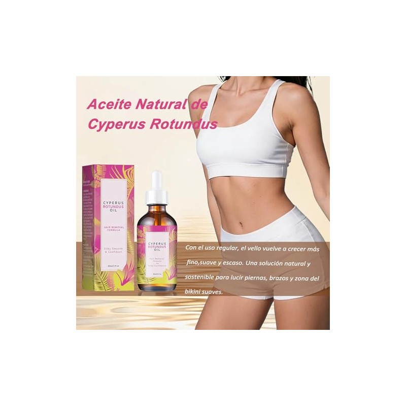 Cyperus Rotundus Oil, Aceite Natural de Cyperus Rotundus para Depilación