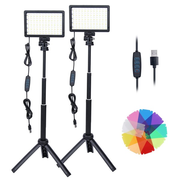 Dimmable 10000K USB LED Video Light, Lighting for Photo Studios/Video