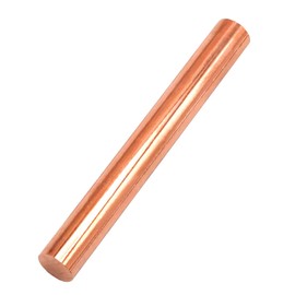 1pcs Pure Copper Round Rod 1/2inch Dia 3.94inch Length Bare Copper Metal Rod Solid Copper Rod Lathe Bar Stock for DIY Metal Crafts Metal Working Hobbies(100x12mm)