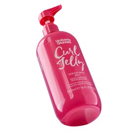 Umberto Giannini Curl Jelly Scrunching Jelly, Vegan & Cruelty Free Frizz Solution Gel for Curly or Wavy Hair, XL 500 ml