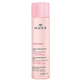 Nuxe Very rose - agua desmaquillante micelar 3 en 1- para ojos y rostro, con agua floral de rosas y complejo skin respect 100 de origen vegetal....   