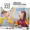 10Pcs DIY Painting Stones for Kids - Creative Flat Rocks