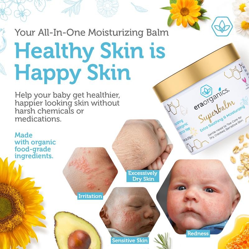 Superbalm Moisturizer for Itch & Irritation - USDA Organic Skincare
