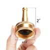 Sanpaint,Solid Brass Heavy Duty Adjustable Twist Hose Nozzle Jet Sweeper